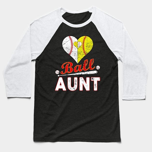 Ball Aunt Softball Player Baseball T-Shirt by Magic Ball